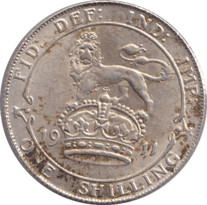 1911 SHILLING ( EF ) - SHILLING - Cambridgeshire Coins