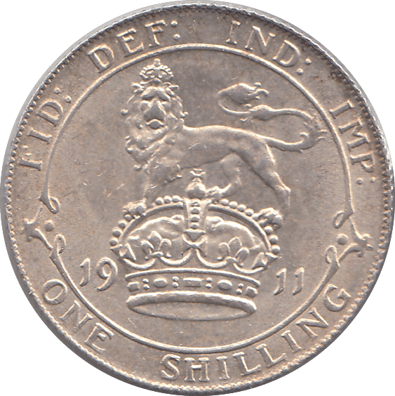 1911 SHILLING (EF) - SHILLING - Cambridgeshire Coins