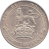 1911 SHILLING (EF) - SHILLING - Cambridgeshire Coins