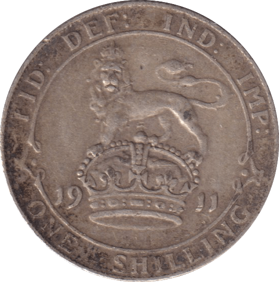 1911 SHILLING (GF) - SHILLING - Cambridgeshire Coins