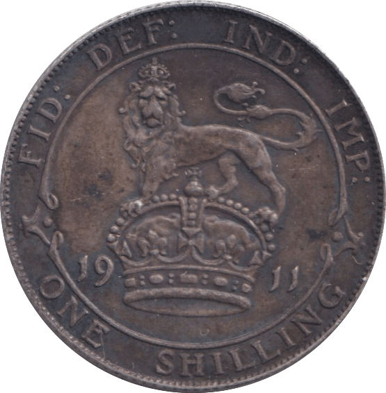 1911 SHILLING ( GVF ) 1 - SHILLING - Cambridgeshire Coins