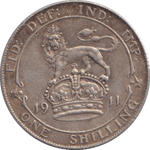1911 SHILLING ( GVF ) - SHILLING - Cambridgeshire Coins