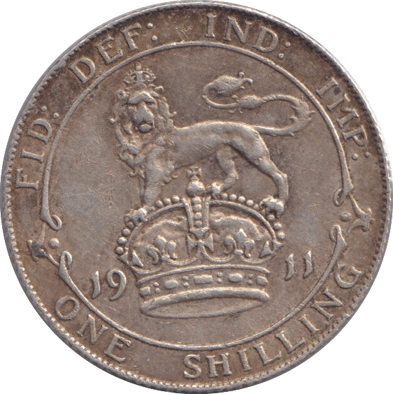 1911 SHILLING ( GVF ) - SHILLING - Cambridgeshire Coins