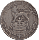 1911 SHILLING ( NF ) - SHILLING - Cambridgeshire Coins