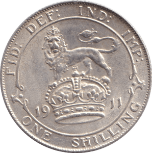 1911 SHILLING ( UNC ) - SHILLING - Cambridgeshire Coins