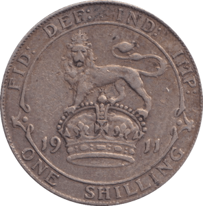 1911 SHILLING ( VF ) 2 - SHILLING - Cambridgeshire Coins