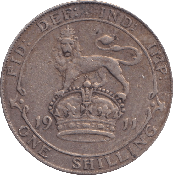 1911 SHILLING ( VF ) 2 - SHILLING - Cambridgeshire Coins