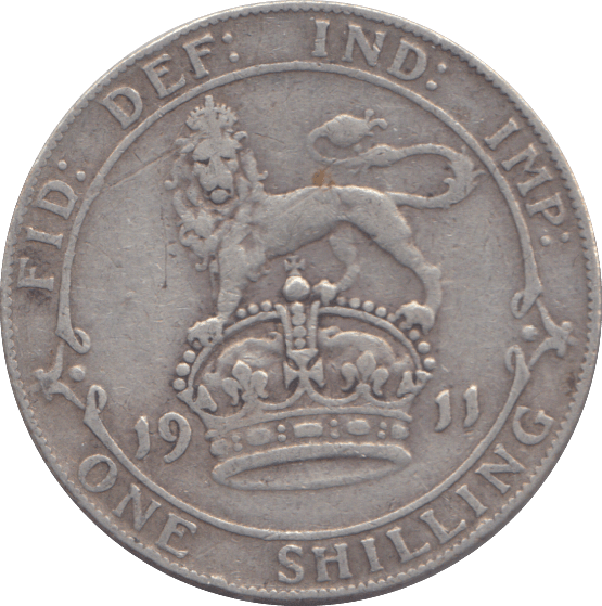 1911 SHILLING ( VF ) - SHILLING - Cambridgeshire Coins