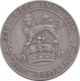 1911 SHILLING ( VF ) - SHILLING - Cambridgeshire Coins