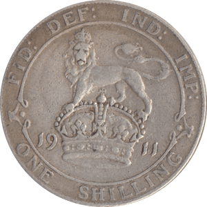 1911 SHILLING ( VF ) - SHILLING - Cambridgeshire Coins