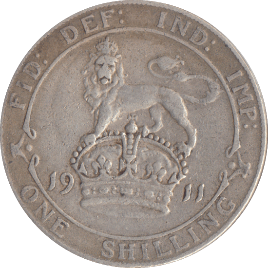 1911 SHILLING ( VF ) - SHILLING - Cambridgeshire Coins
