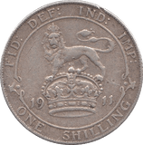 1911 SHILLING ( VF ) - SHILLING - Cambridgeshire Coins