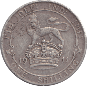1911 SHILLING ( VF ) - SHILLING - Cambridgeshire Coins