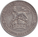 1911 SHILLING ( VF ) - SHILLING - Cambridgeshire Coins