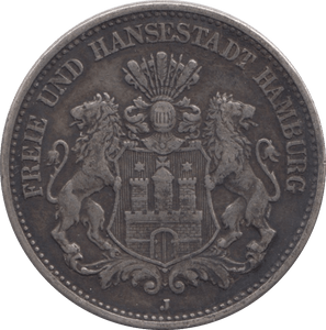 1911 SILVER 2 MARK GERMANY - SILVER WORLD COINS - Cambridgeshire Coins