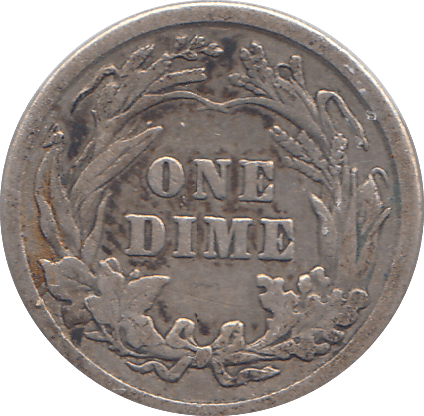 1911 SILVER ONE DIME USA - SILVER WORLD COINS - Cambridgeshire Coins