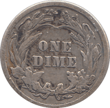 1911 SILVER ONE DIME USA - SILVER WORLD COINS - Cambridgeshire Coins