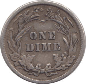 1911 SILVER ONE DIME USA - WORLD COINS - Cambridgeshire Coins