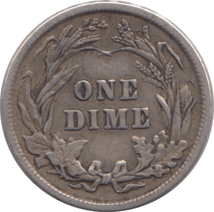 1911 SILVER ONE DIME USA - WORLD COINS - Cambridgeshire Coins