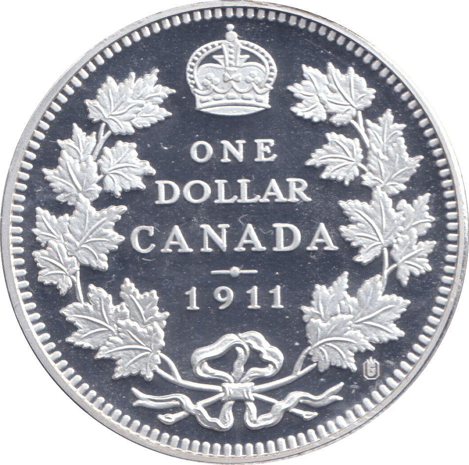 1911 SILVER PLATED PROOF ONE DOLLAR CANADA - WORLD COINS - Cambridgeshire Coins
