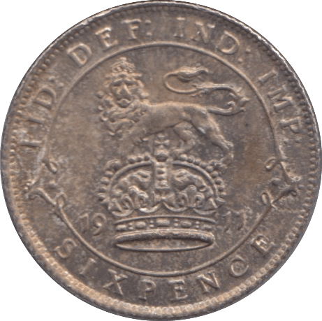 1911 SIXPENCE ( AUNC ) - Sixpence - Cambridgeshire Coins