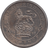 1911 SIXPENCE ( EF ) 1 - SIXPENCE - Cambridgeshire Coins