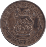 1911 SIXPENCE ( GVF ) - SIXPENCE - Cambridgeshire Coins