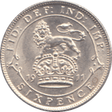 1911 SIXPENCE ( UNC ) - SIXPENCE - Cambridgeshire Coins