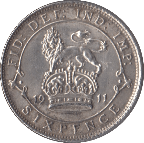 1911 SIXPENCE ( UNC ) - Sixpence - Cambridgeshire Coins