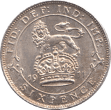1911 SIXPENCE ( UNC ) - Sixpence - Cambridgeshire Coins