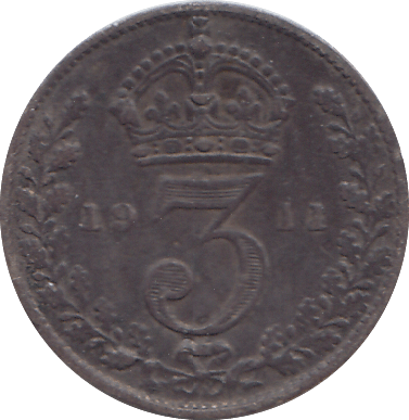 1911 THREEPENCE ( VF ) - WORLD COINS - Cambridgeshire Coins