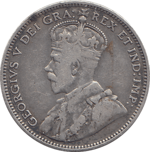 1912 20 CENTS NEW FOUNDLAND - WORLD COINS - Cambridgeshire Coins