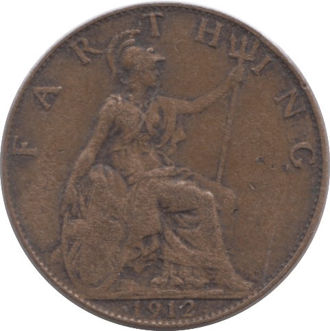 1912 FARTHING ( GF ) - Farthing - Cambridgeshire Coins