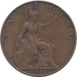 1912 FARTHING ( GF ) - Farthing - Cambridgeshire Coins