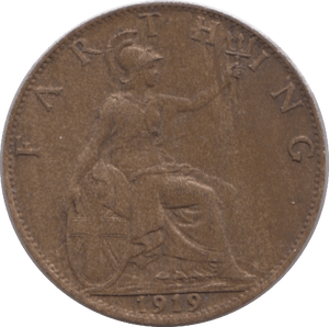 1912 FARTHING ( VF ) - Farthing - Cambridgeshire Coins