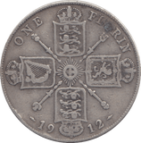 1912 FLORIN ( FINE ) - FLORIN - Cambridgeshire Coins