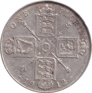1912 FLORIN ( GF ) - FLORIN - Cambridgeshire Coins