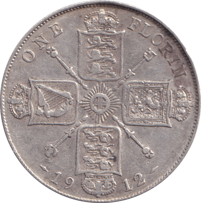 1912 FLORIN ( GF ) - FLORIN - Cambridgeshire Coins