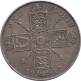 1912 FLORIN ( VF ) - FLORIN - Cambridgeshire Coins