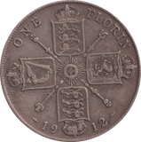 1912 FLORIN ( VF ) - FLORIN - Cambridgeshire Coins
