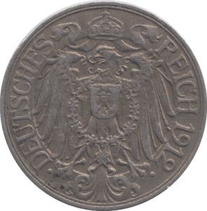 1912 GERMANY 25 PFENNIG - WORLD COINS - Cambridgeshire Coins