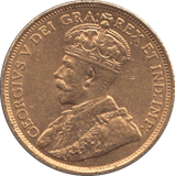 1912 GOLD FIVE DOLLAR CANADA - Gold World Coins - Cambridgeshire Coins
