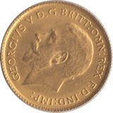 1912 GOLD HALF SOVEREIGN ( AUNC ) - HALF SOVEREIGN - Cambridgeshire Coins