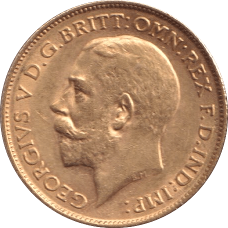 1912 GOLD HALF SOVEREIGN ( EF ) 1 - HALF SOVEREIGN - Cambridgeshire Coins