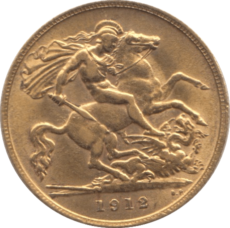 1912 GOLD HALF SOVEREIGN ( EF ) - HALF SOVEREIGN - Cambridgeshire Coins