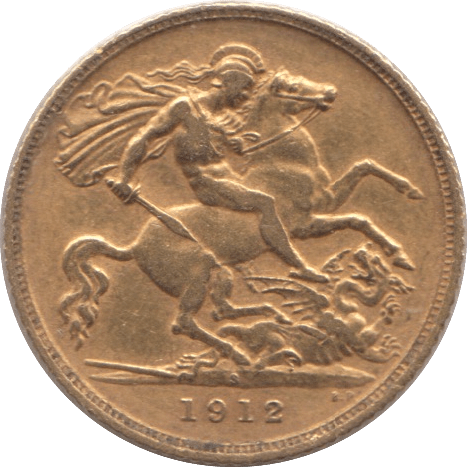 1912 GOLD HALF SOVEREIGN ( GVF ) SYDNEY MINT - HALF SOVEREIGN - Cambridgeshire Coins