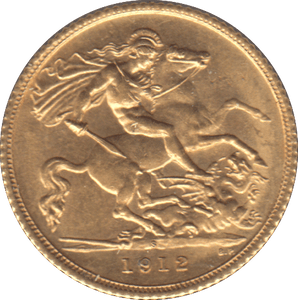 1912 GOLD HALF SOVEREIGN SYDNEY MINT ( AUNC ) - HALF SOVEREIGN - Cambridgeshire Coins