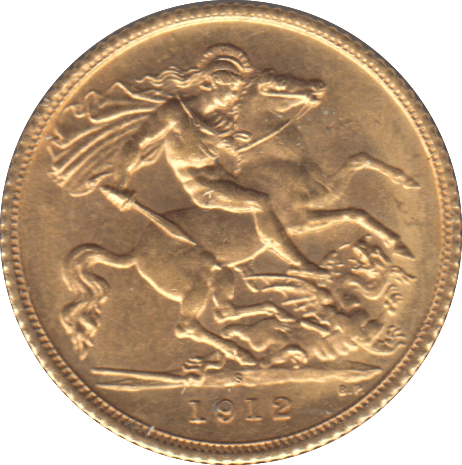 1912 GOLD HALF SOVEREIGN SYDNEY MINT ( AUNC ) - HALF SOVEREIGN - Cambridgeshire Coins