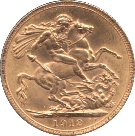 1912 GOLD SOVEREIGN ( AUNC ) 2 - SOVEREIGN - Cambridgeshire Coins