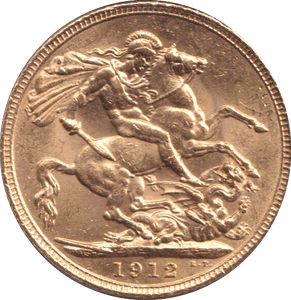 1912 GOLD SOVEREIGN ( AUNC ) - SOVEREIGN - Cambridgeshire Coins